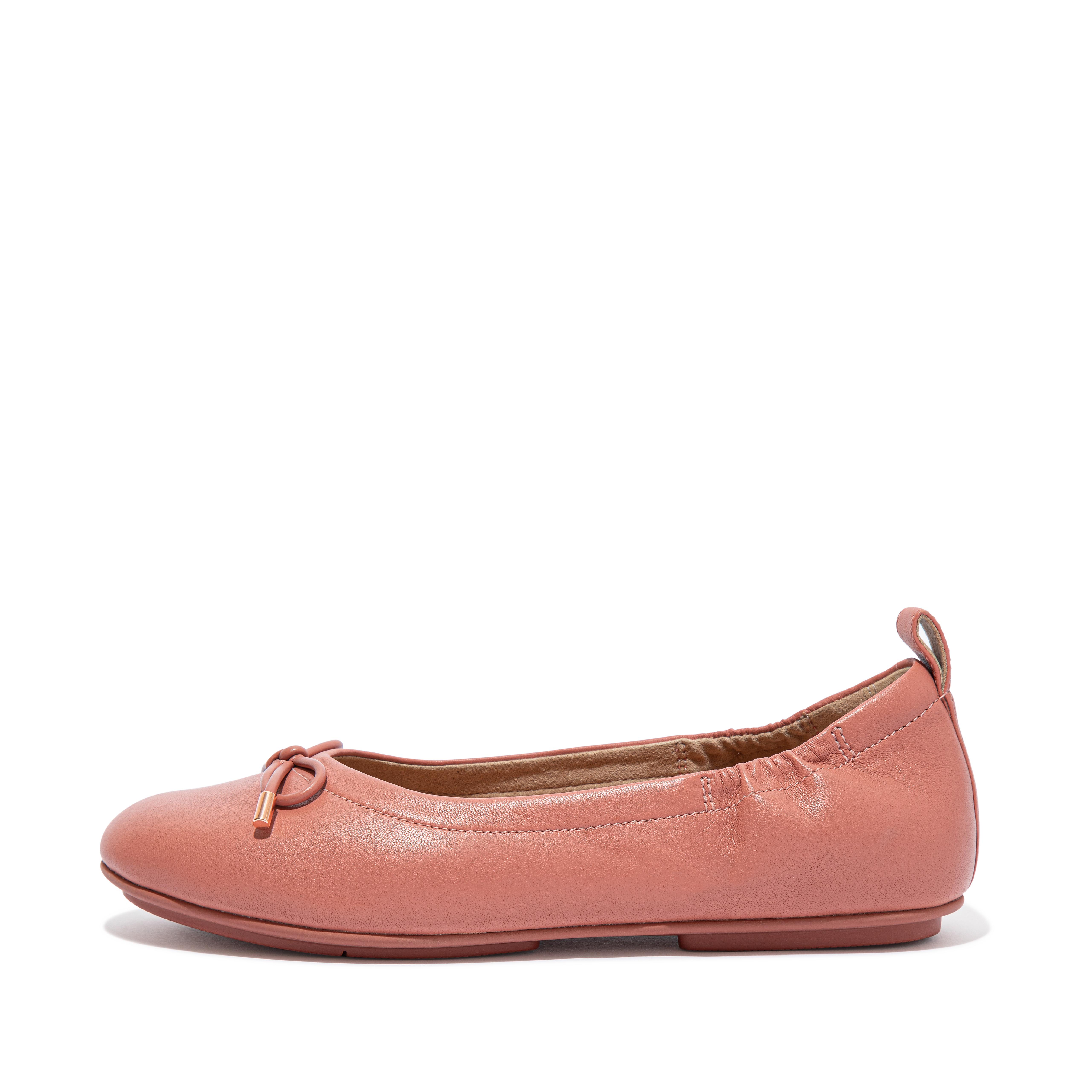 Fitflop Bue Skinn Ballett Pumps Varm Rose