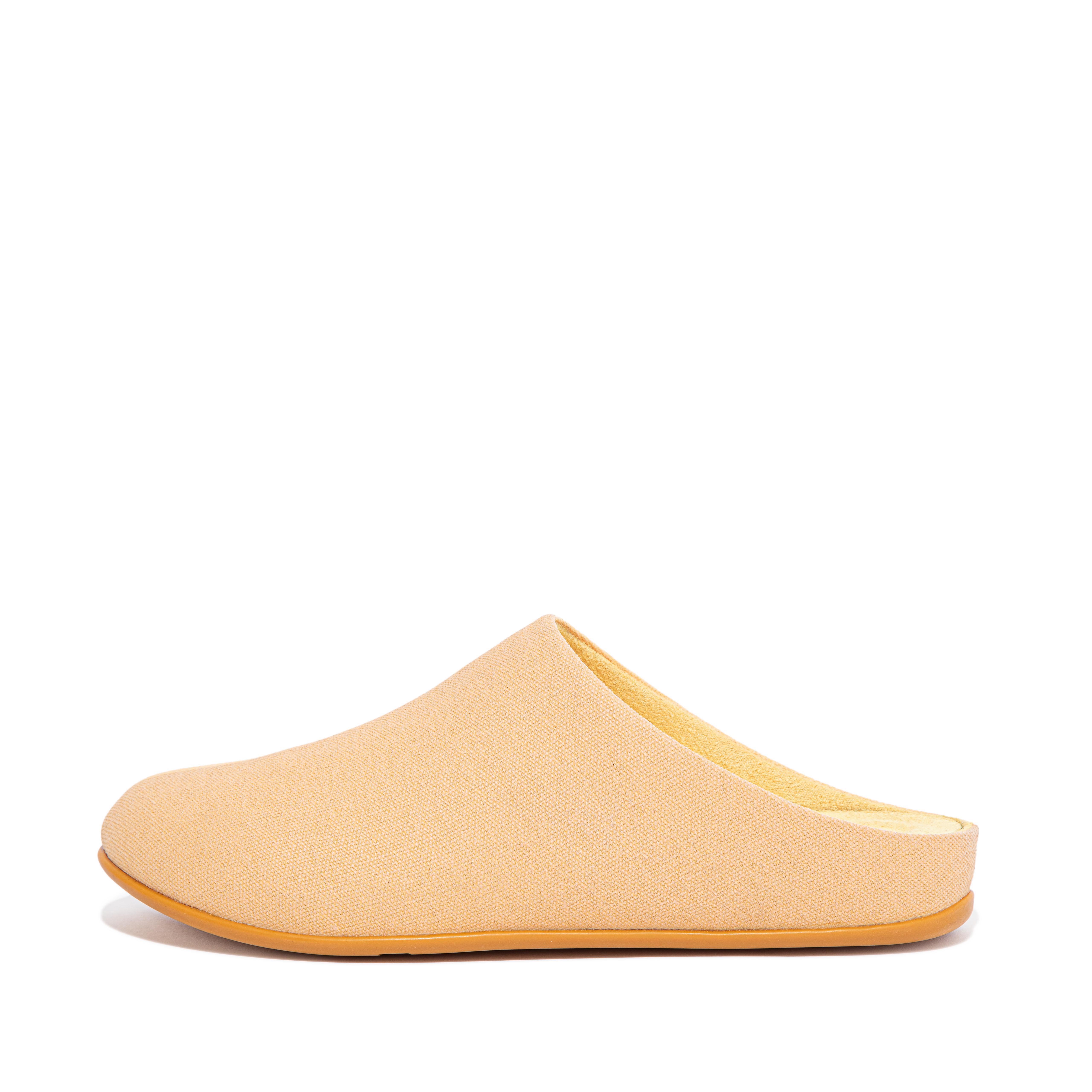 Fitflop Canvas Tøfler Gul-oransje
