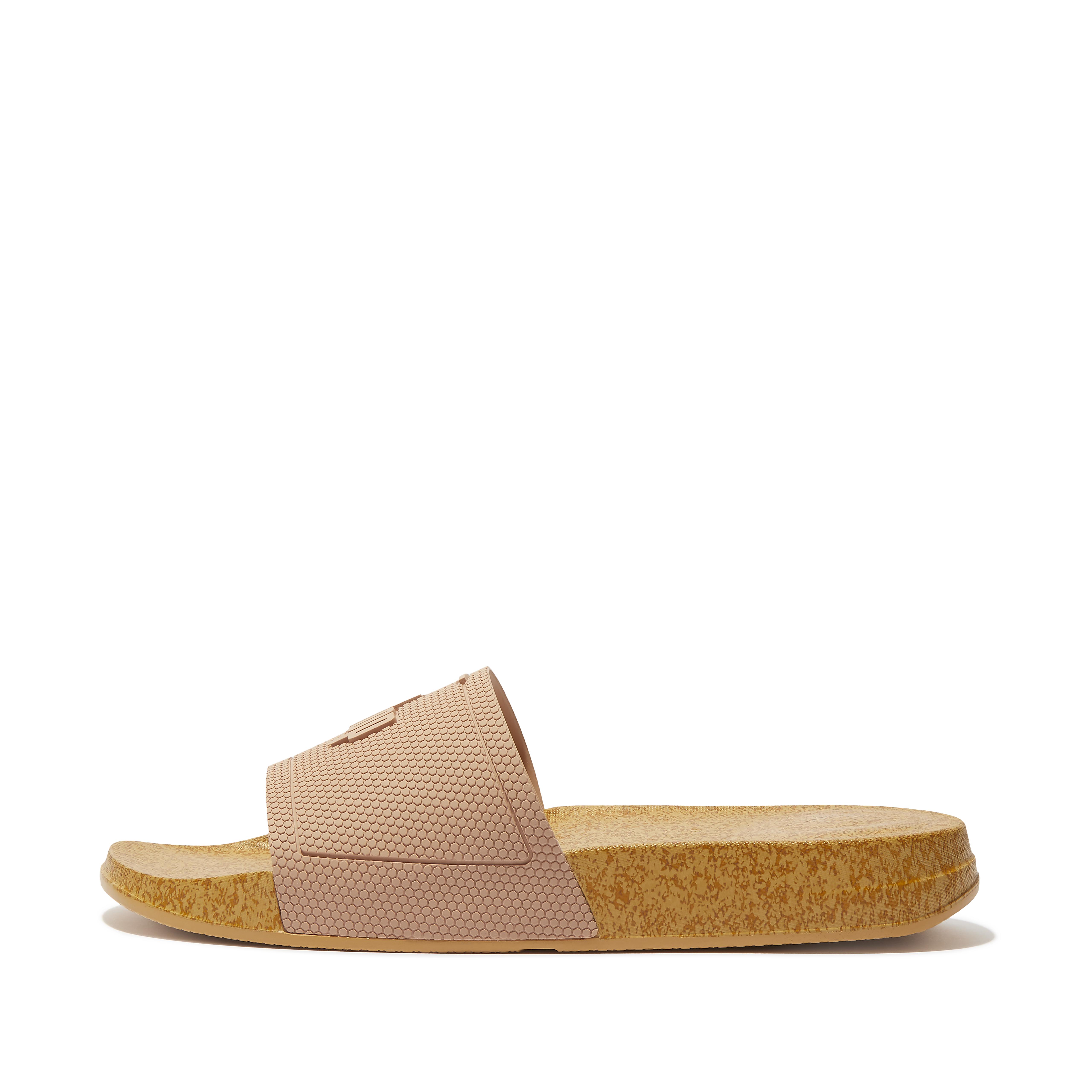 Fitflop Lysbilder Med Korktrykk Beige
