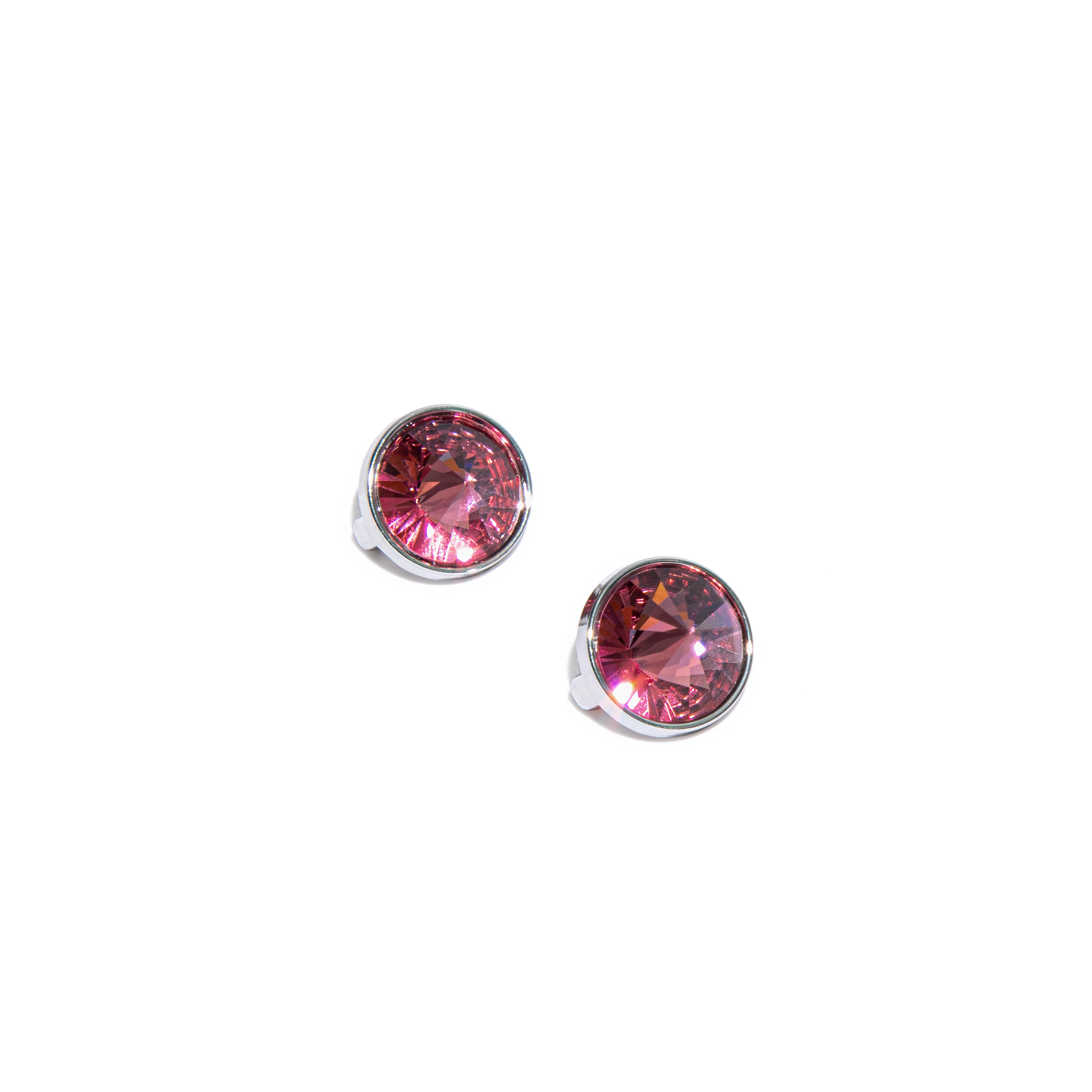 Fitflop Crystal Round Charms 2-pack Fuchsia Rose