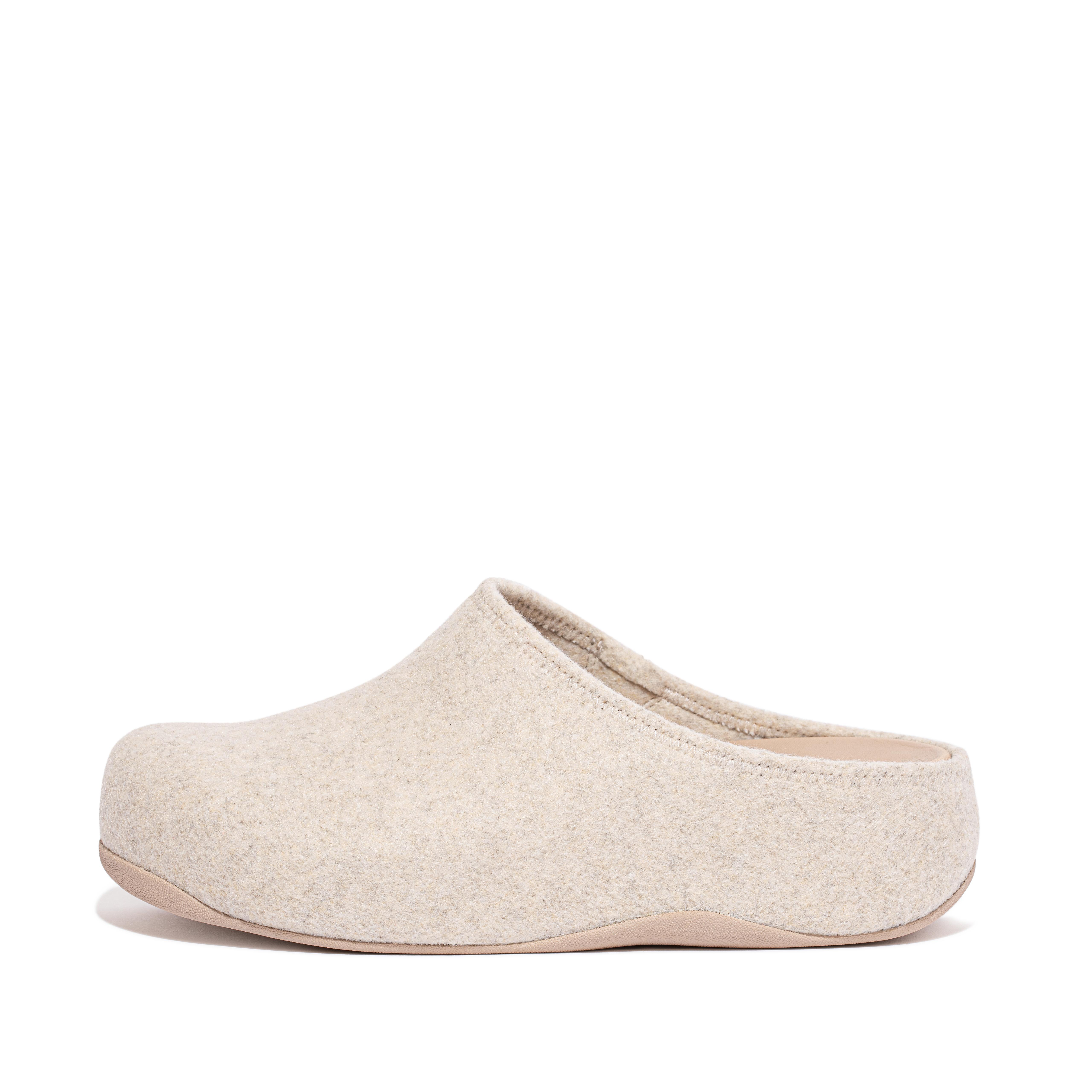 Fitflop Cushy Filt Tette Tøfler Elfenben