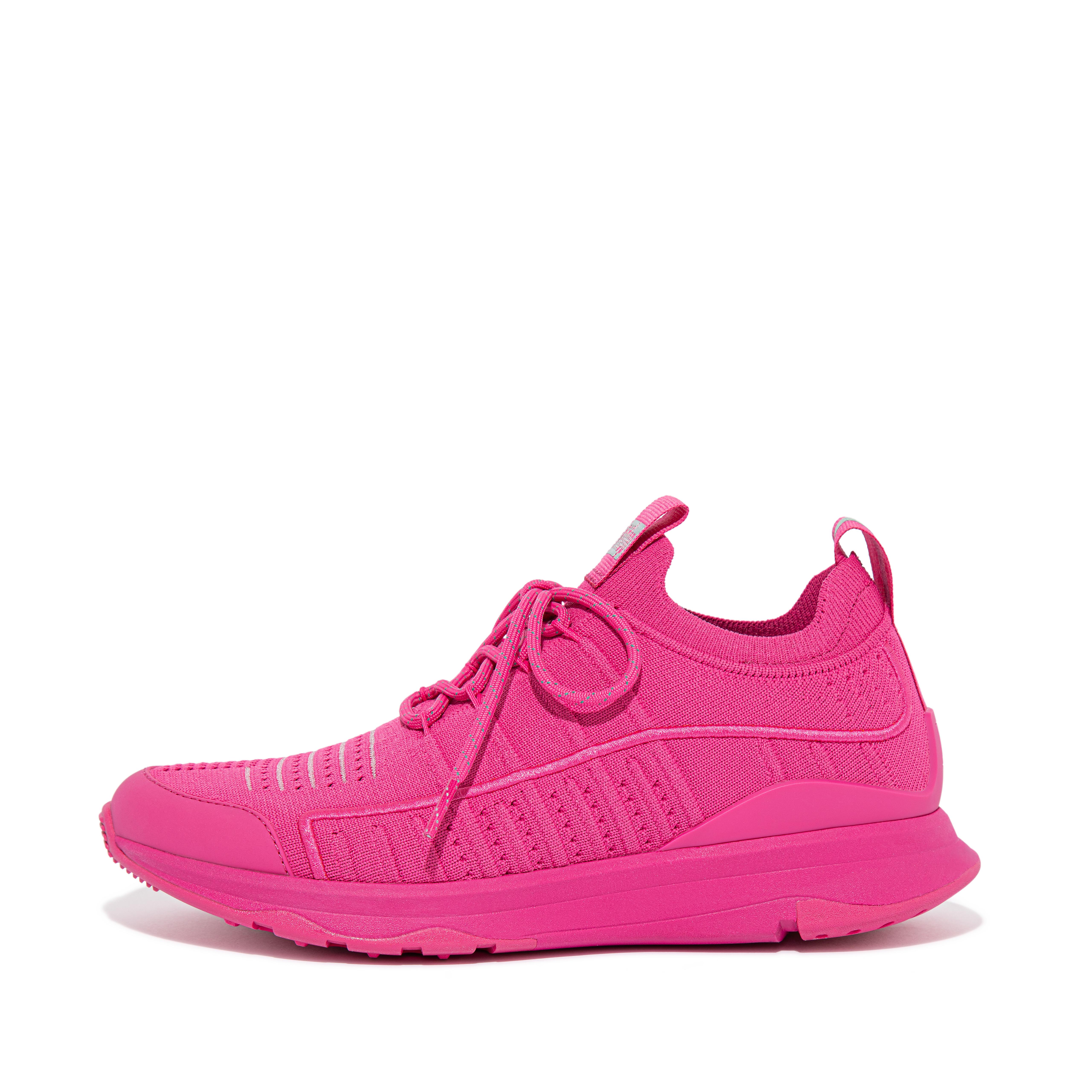 Fitflop Strikkede Sportssko Fuchsia Rose Vitamin Ff