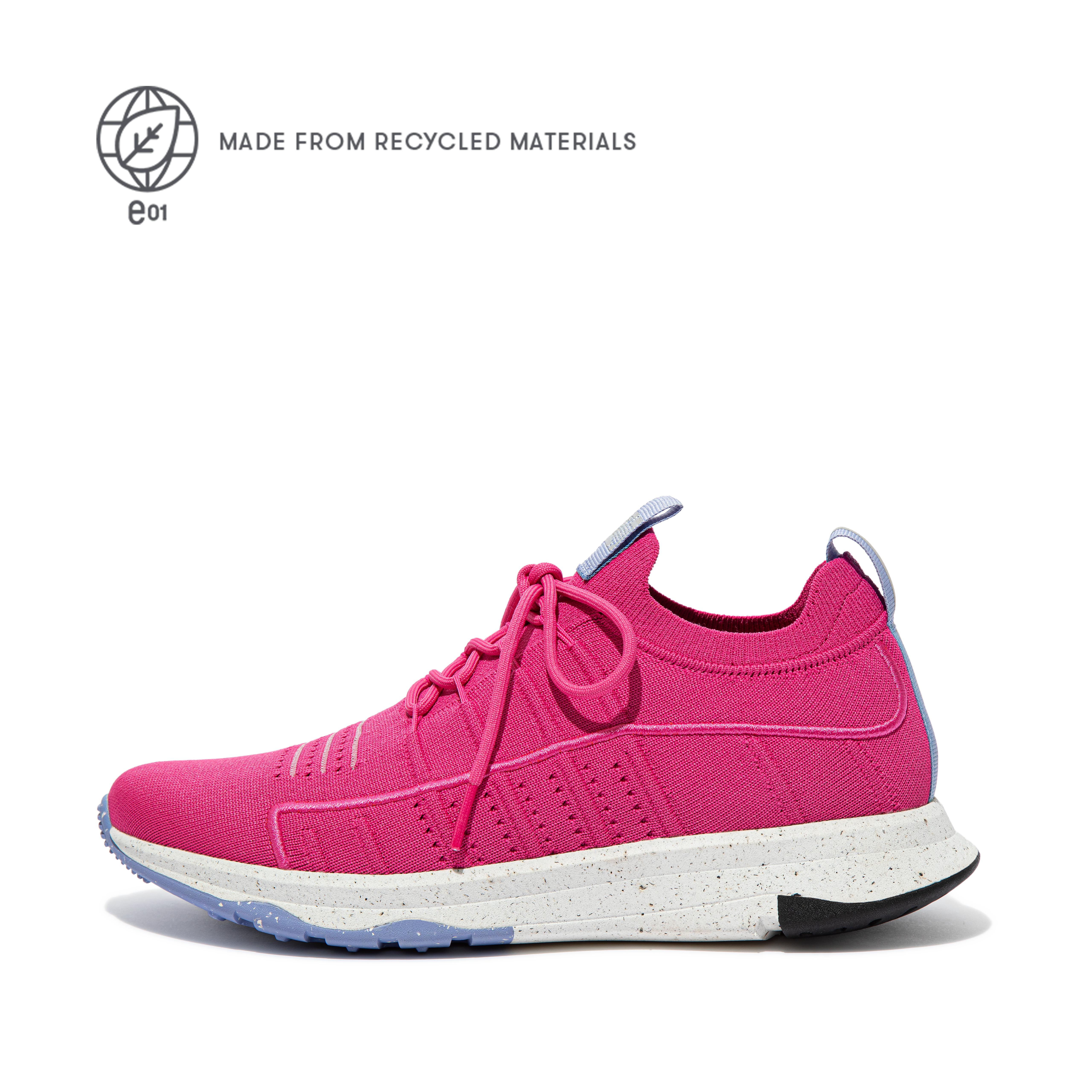 Fitflop Strikkede Sportssko Fuchsia Rose