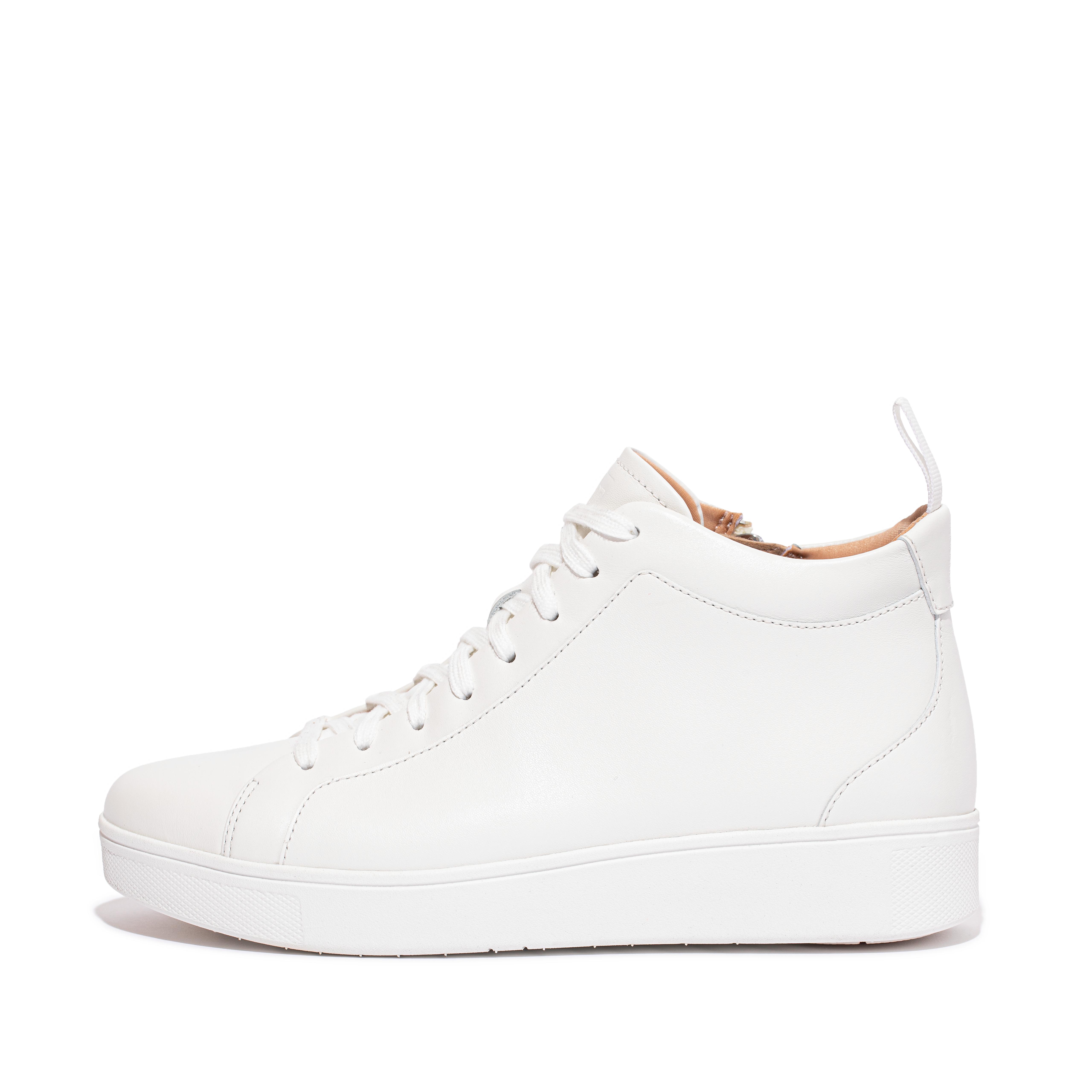Fitflop Skinn High-top Joggesko Urban Hvit