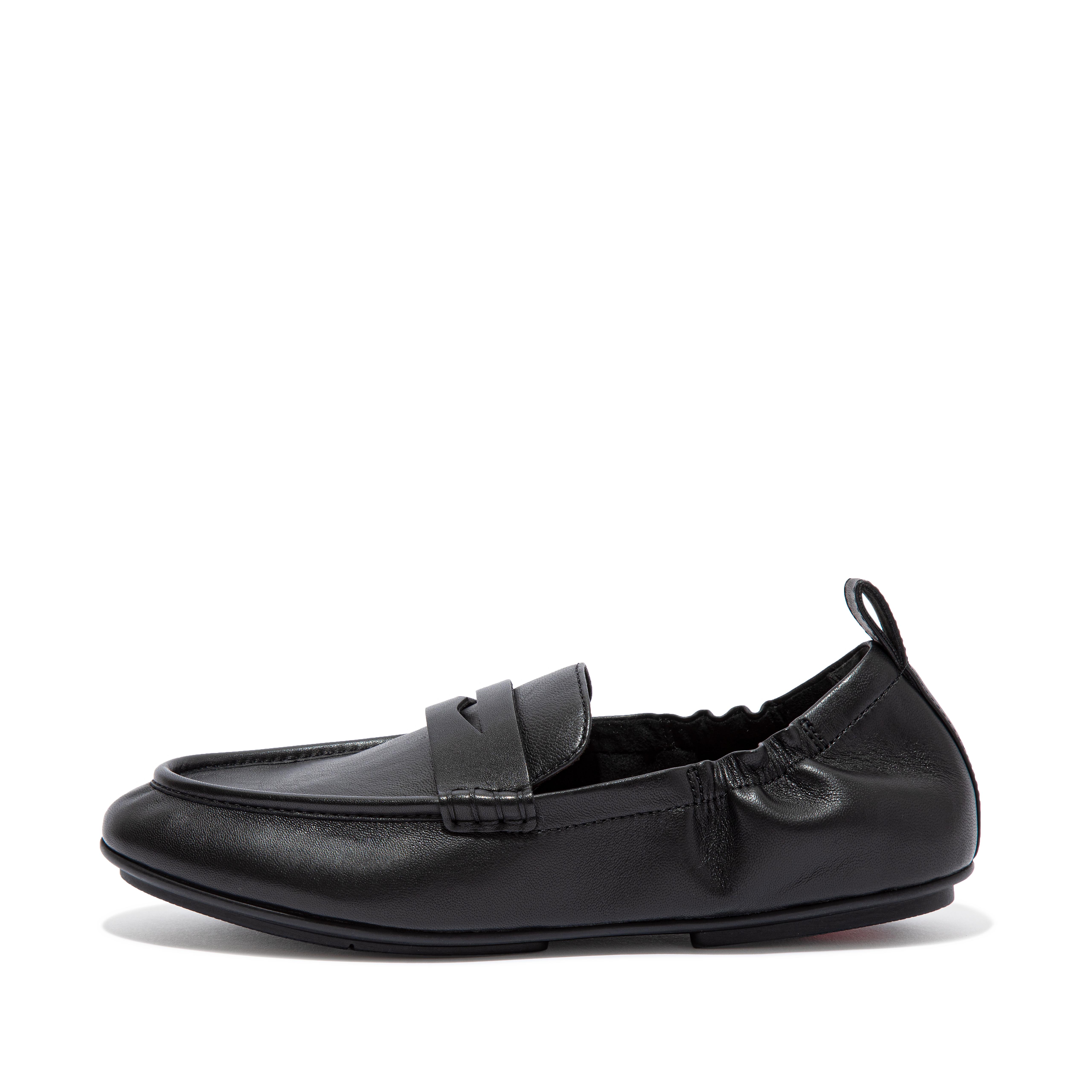 Fitflop Penny Loafers I Lær I Sort