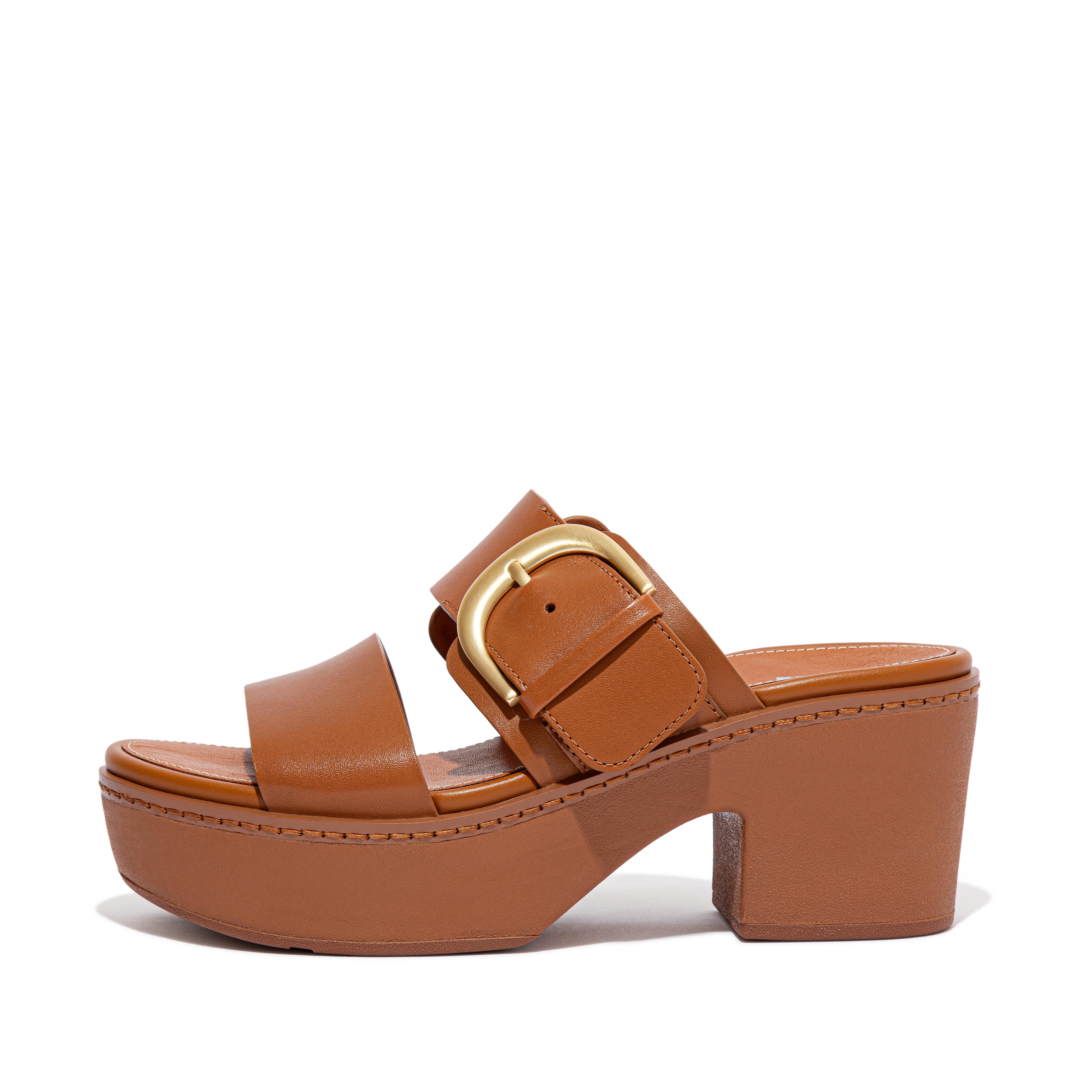 Fitflop Skinnplattform Glir Lett Brun