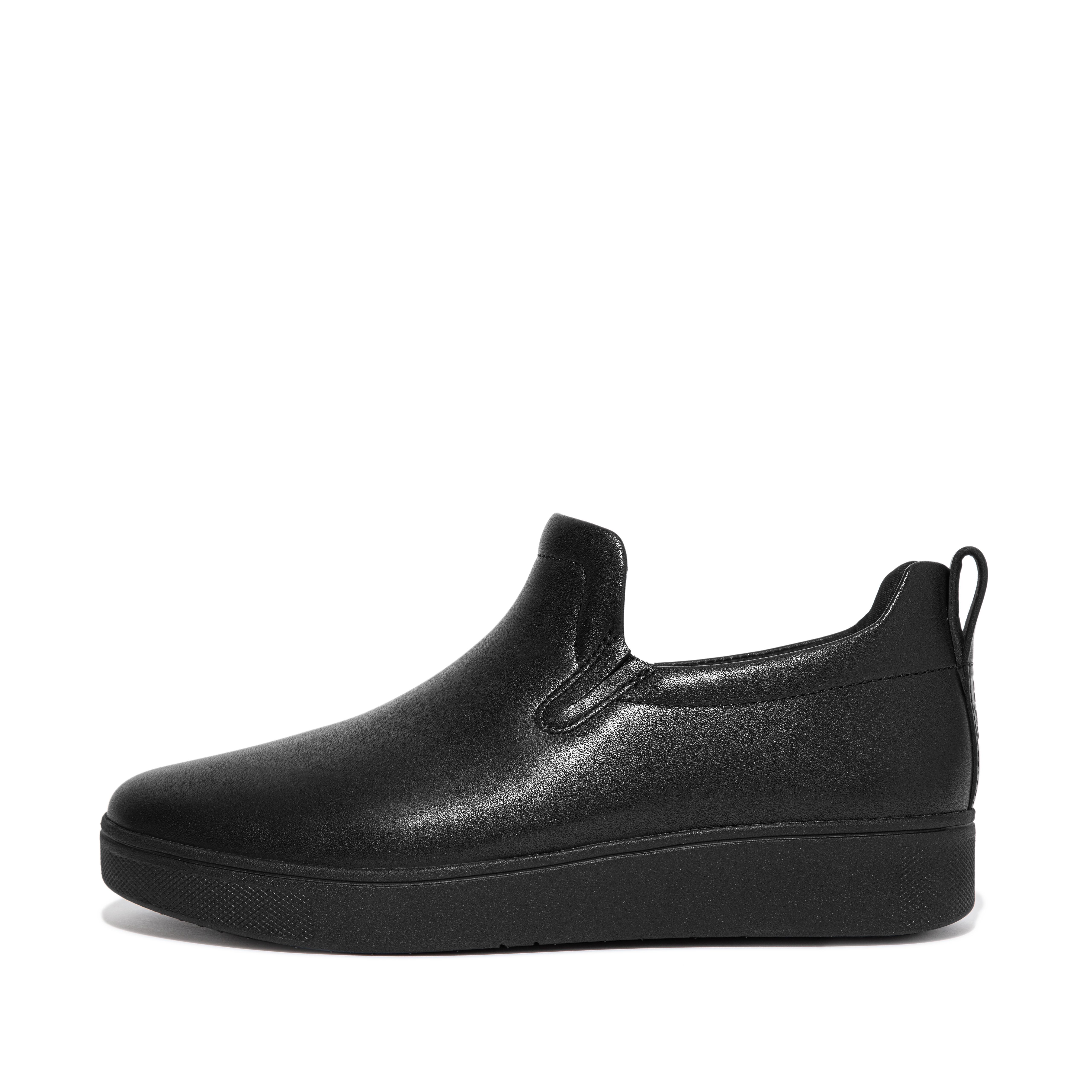 Fitflop Skatesko I Skinn Helt Svart