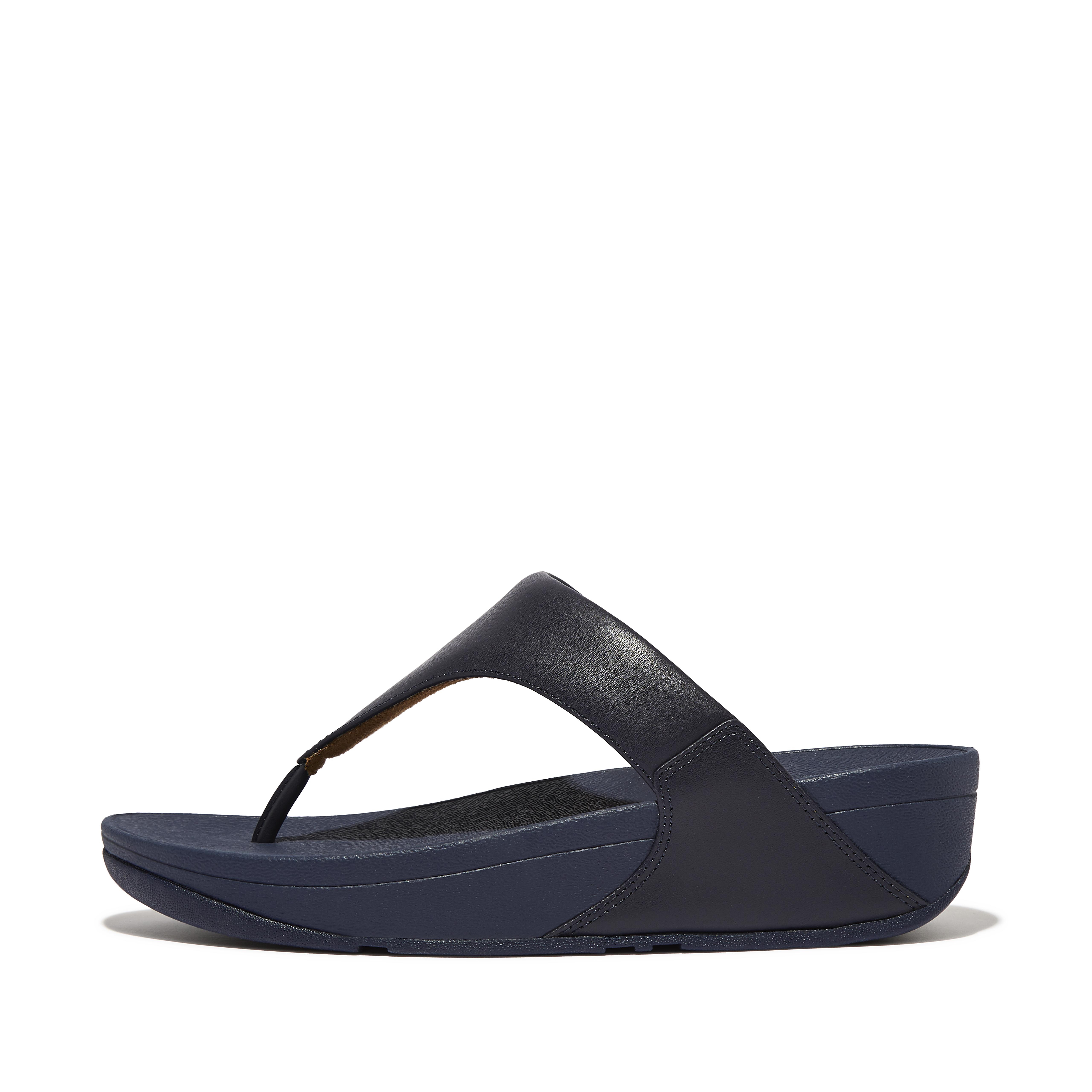 Fitflop Skinnsandaler Med Tåstolper Dypblå