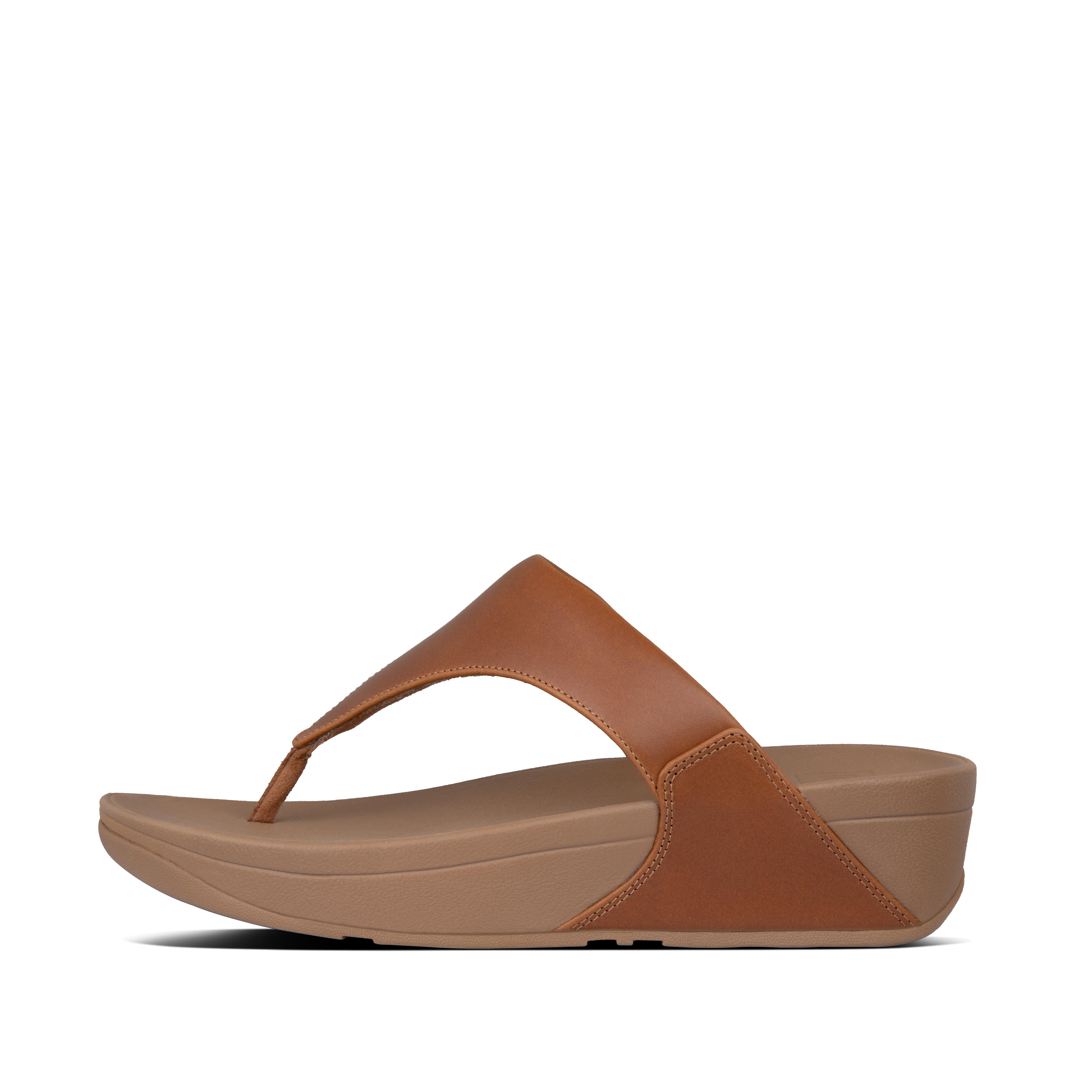 Fitflop Skinnsandaler Med Tåstolper Lett Brun