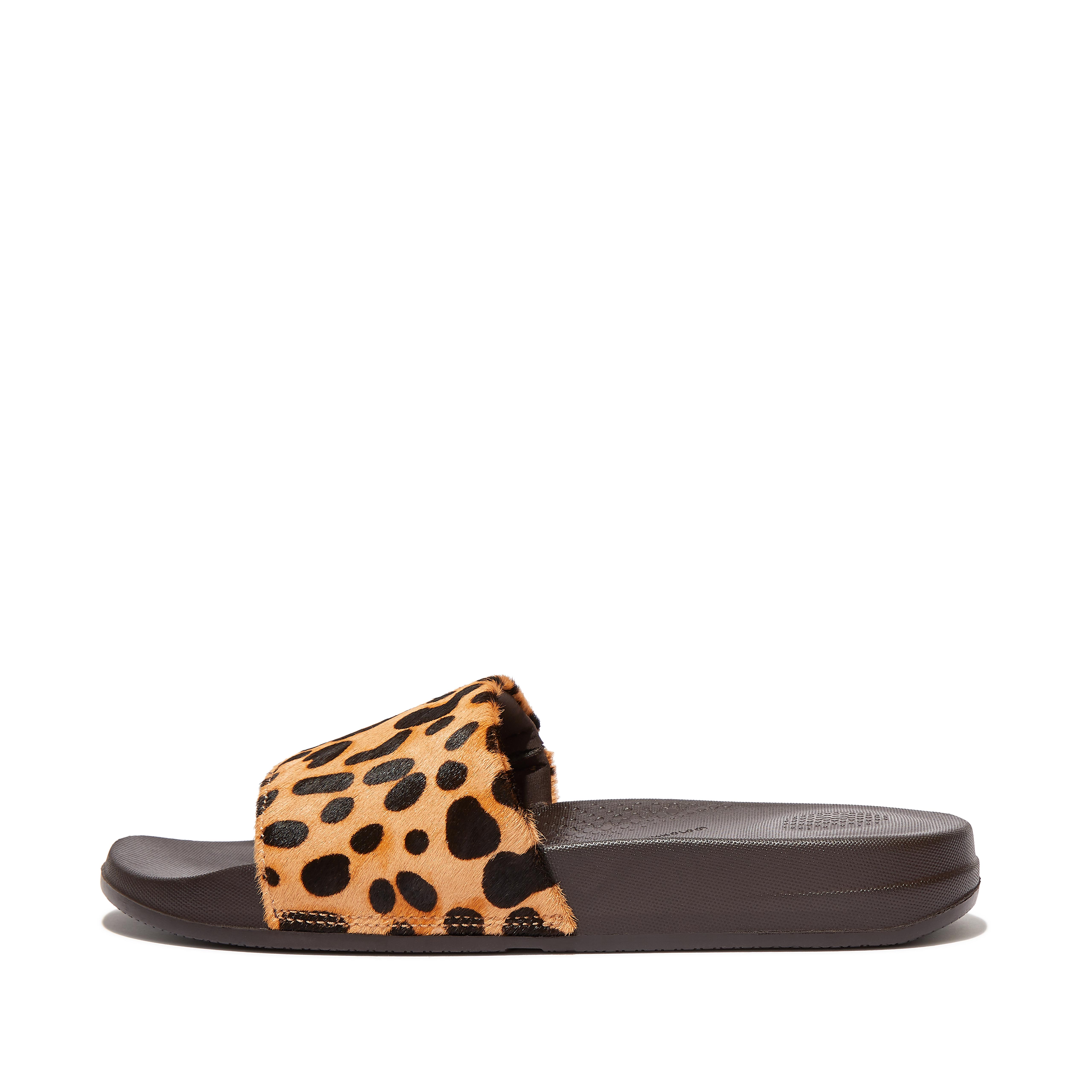 Fitflop Leopard-print Skinn Slides Leopard