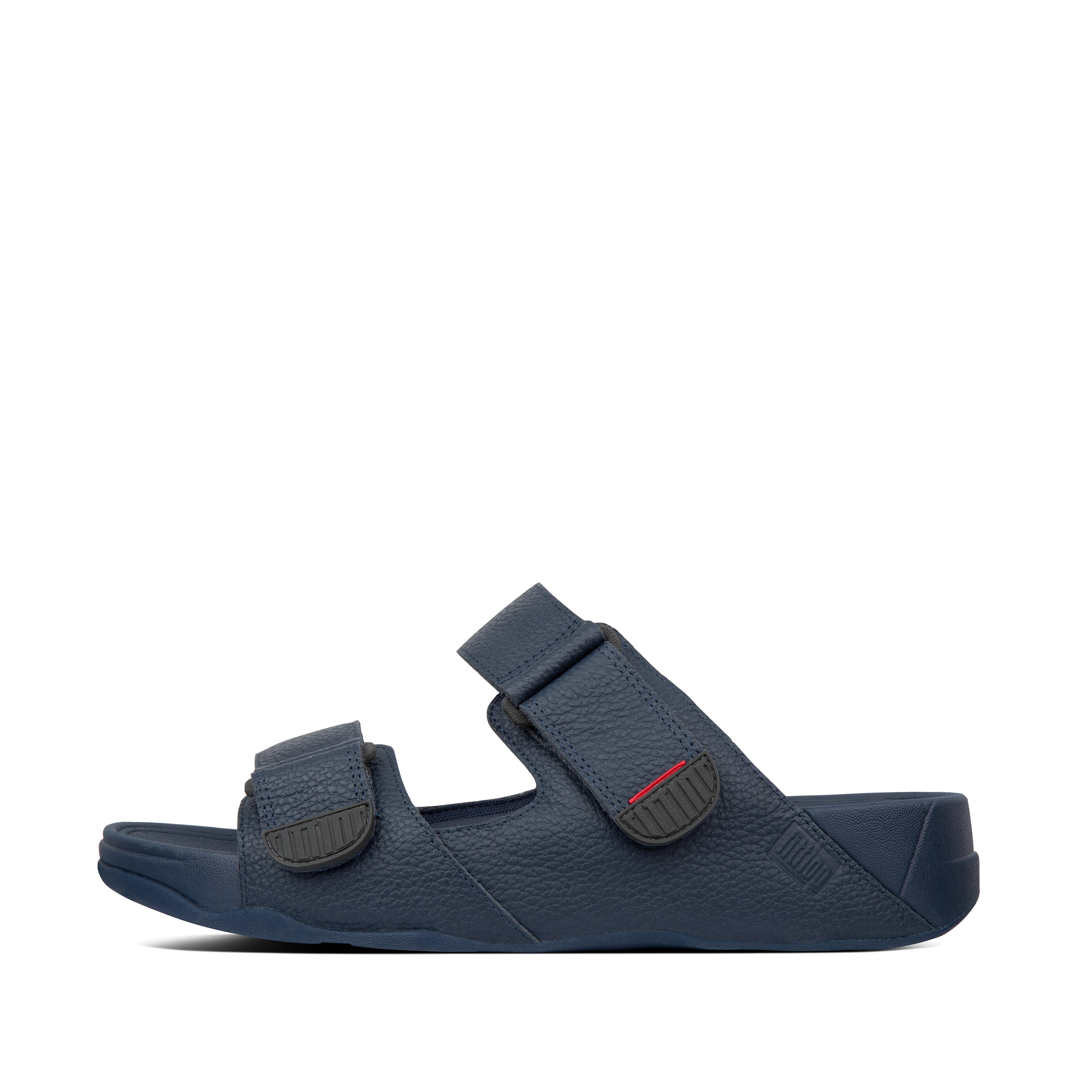 Fitflop Herre Justerbare Skinnsklier Midnatt Marine