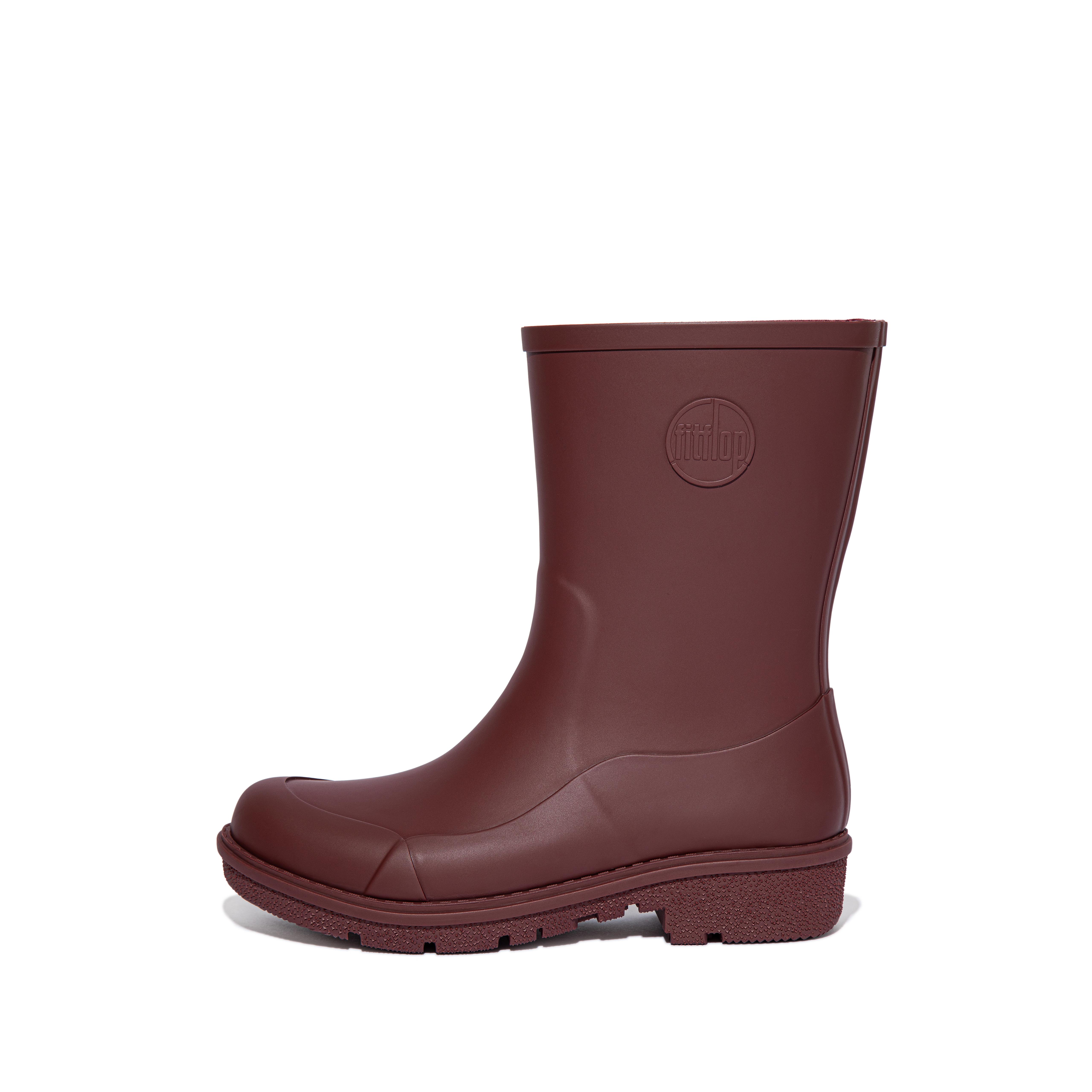 Fitflop Korte Wellington-støvler Rødbrune