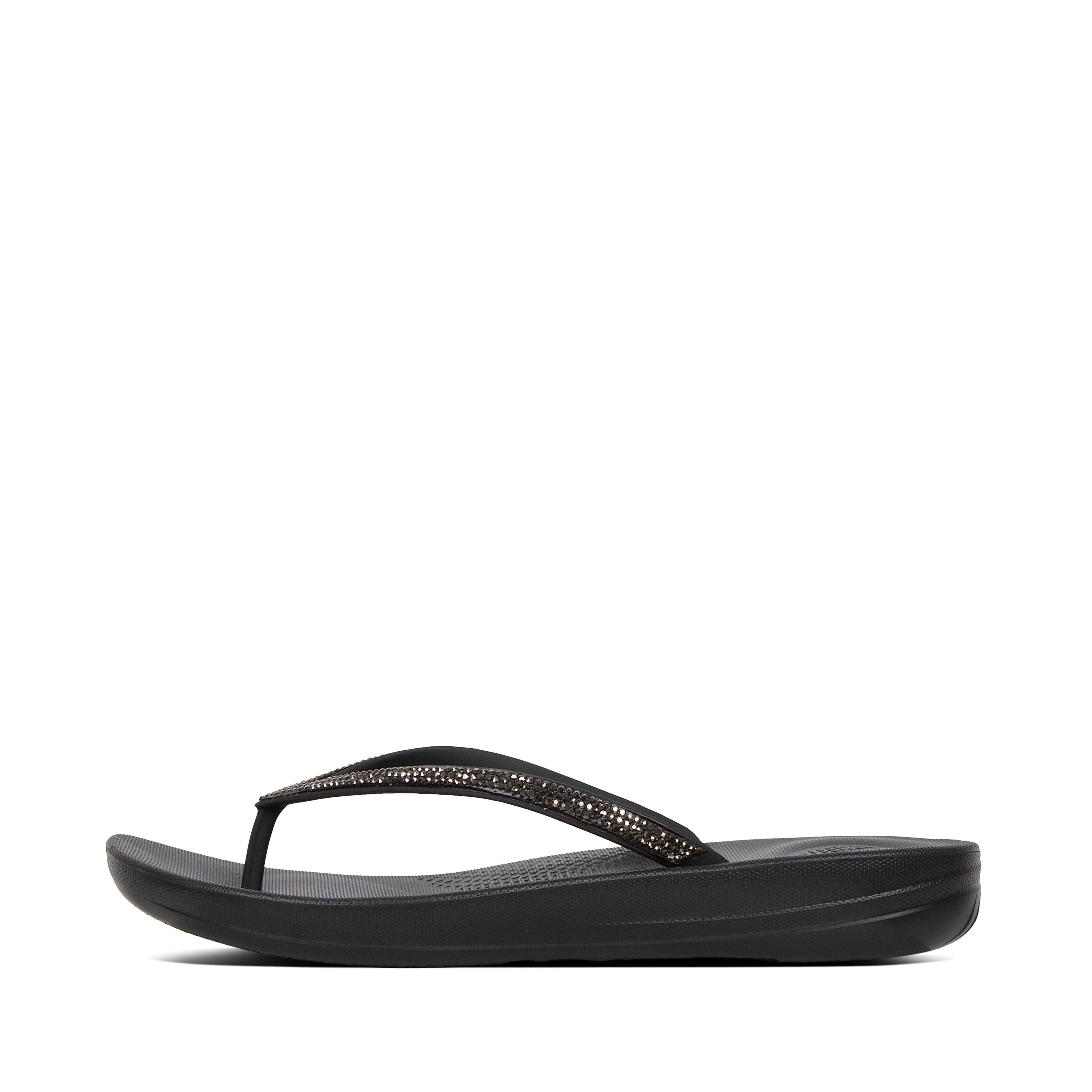 Fitflop Sparkle Ergonomiske Flip-flops Svart