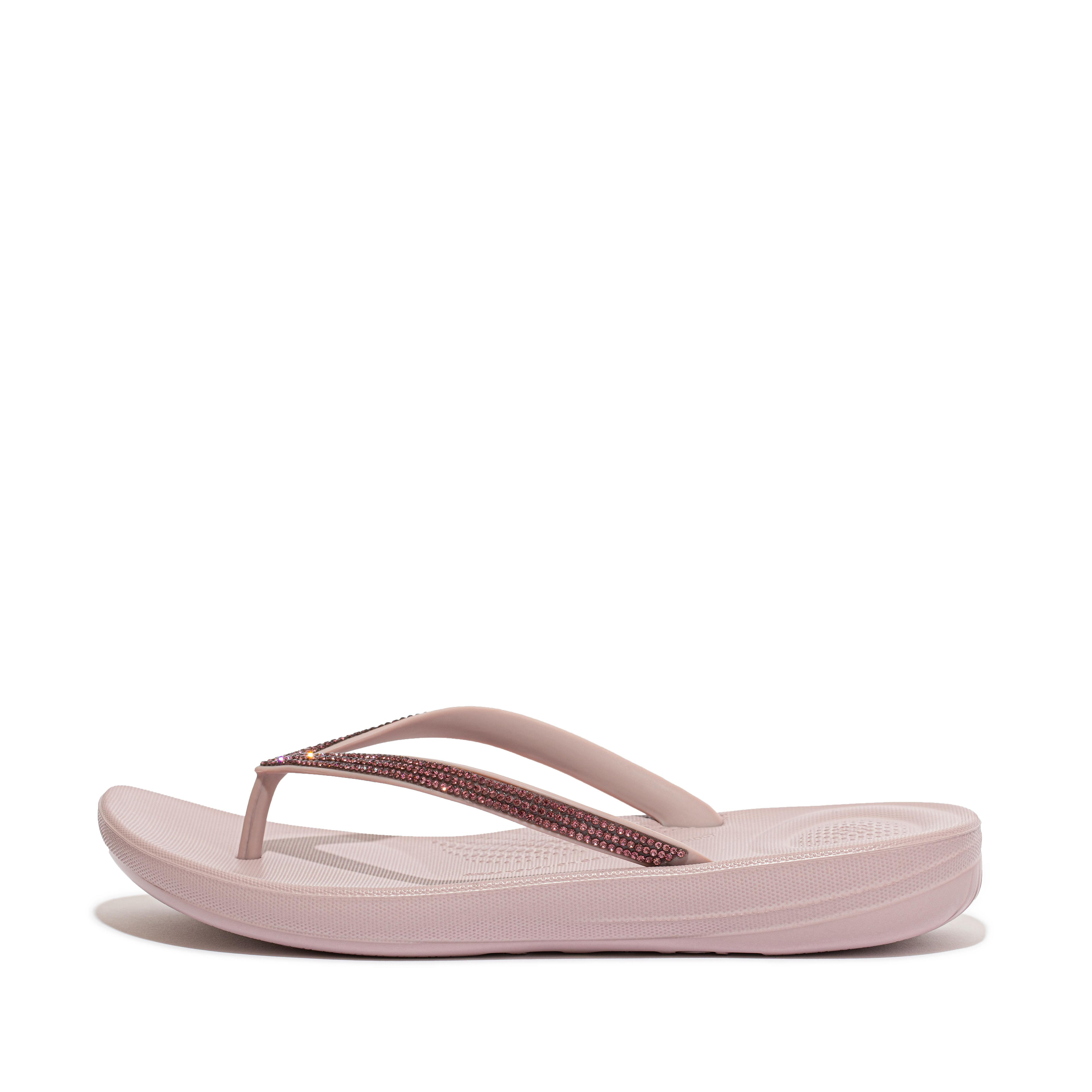 Fitflop Sparkle Ergonomiske Flip-flops Myk Lilla