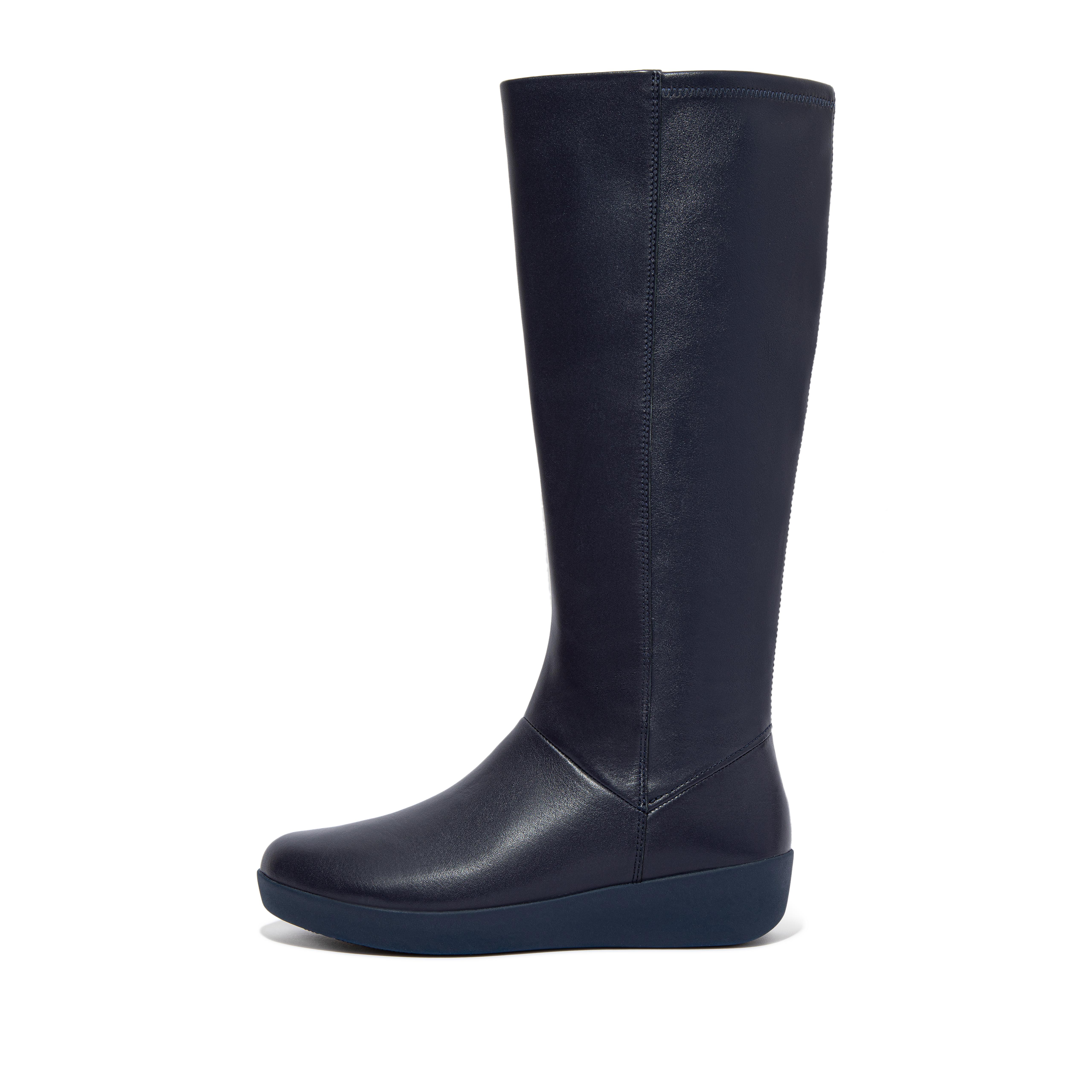 Fitflop Stretch-knehøye Støvletter Midnatt Marine