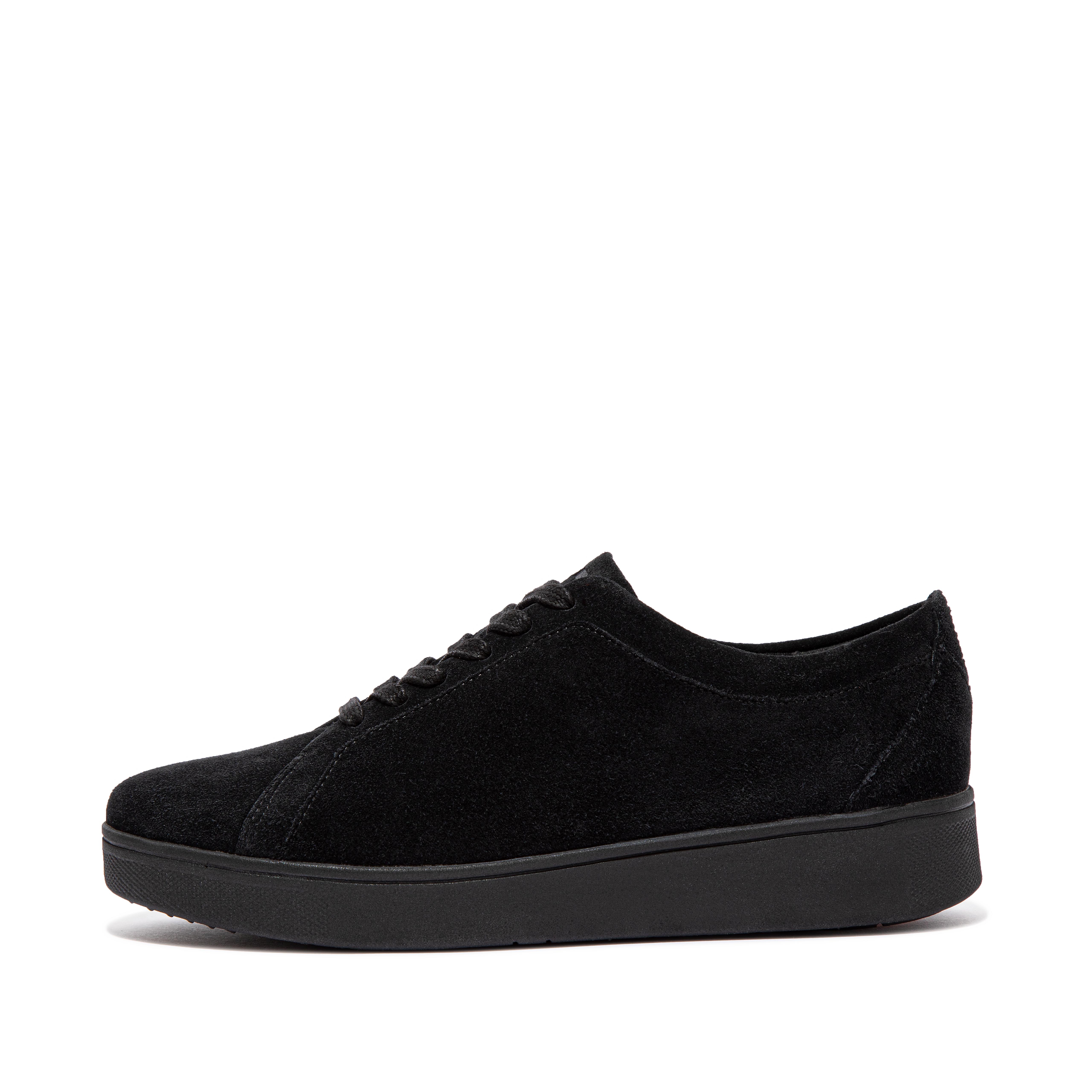 Fitflop Sko I Semsket Skinn Helt Svart
