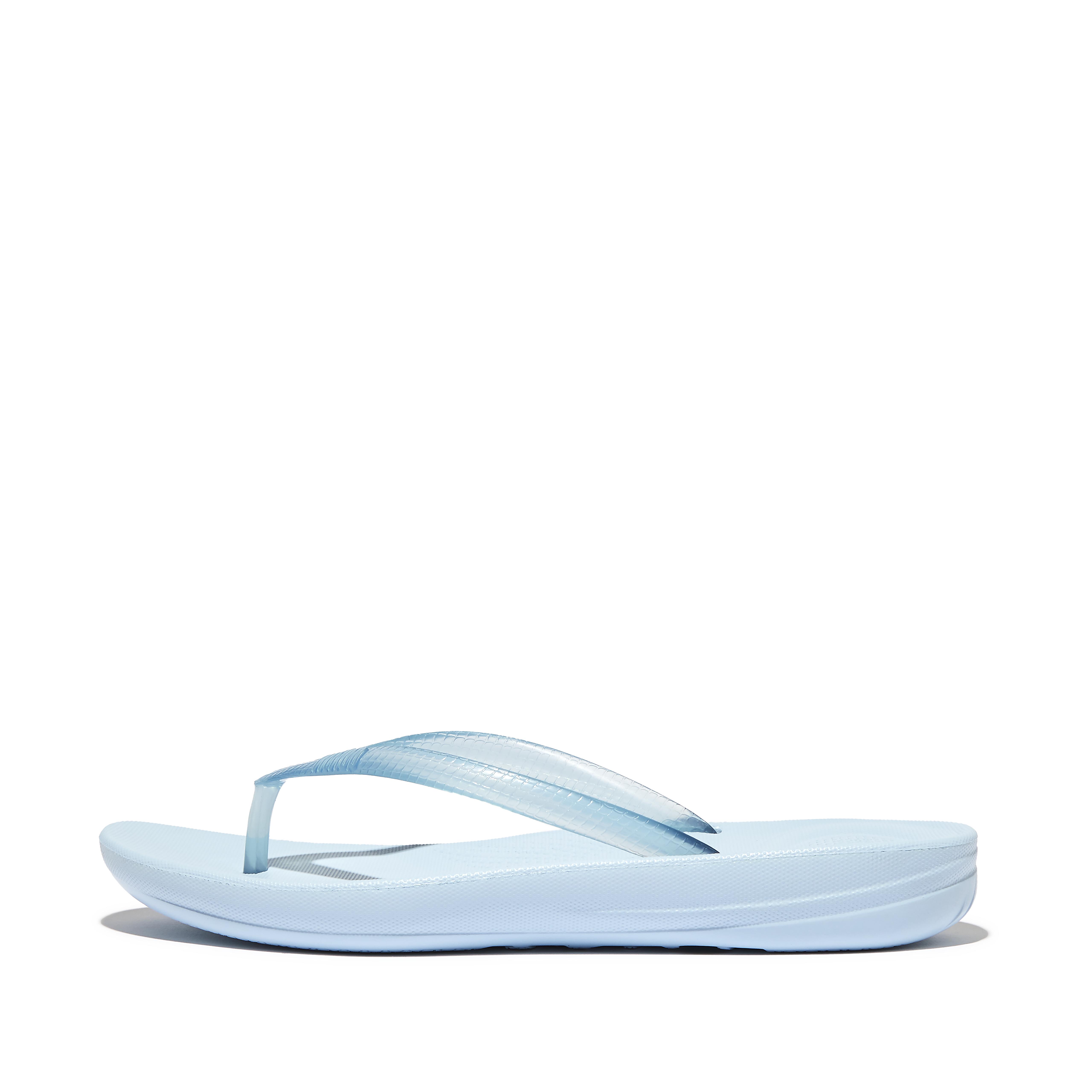 Fitflop Gjennomsiktige Flip-flops Himmelblå