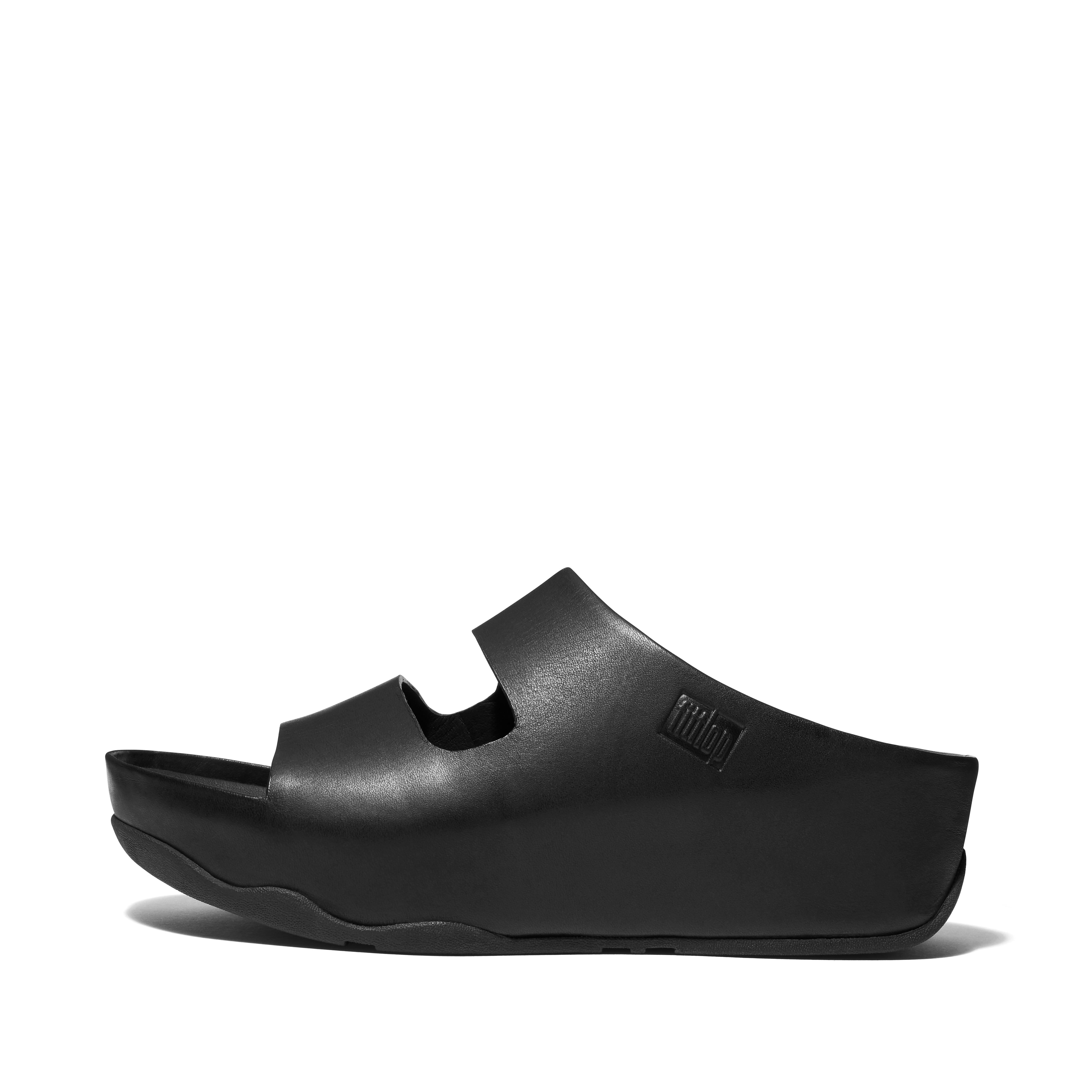 Fitflop To-bars Skinnsklier Helt Svarte