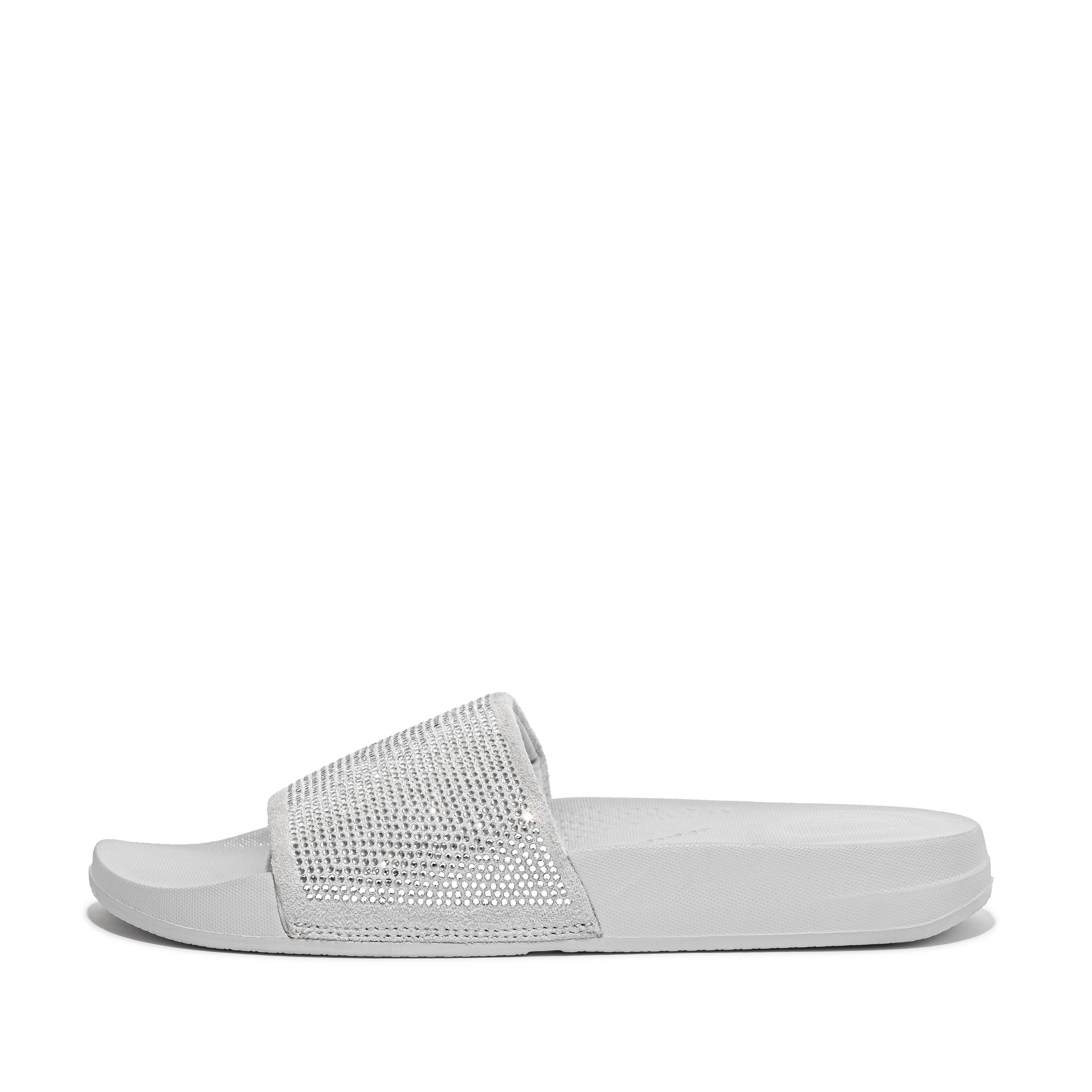 Fitflop Vannavstøtende Krystall Lysbilder Sølv Sky