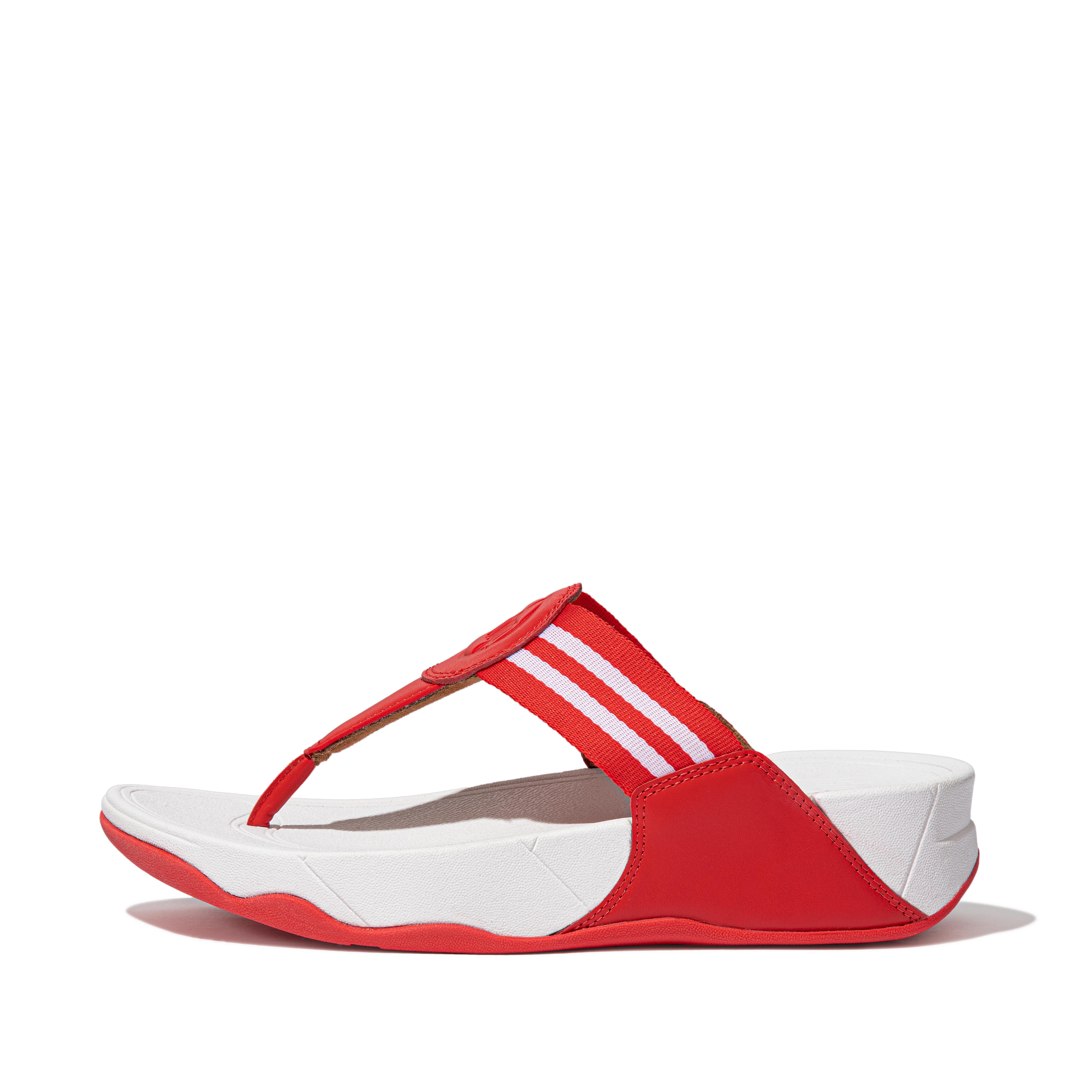 Fitflop Webbing Tå-post Sandaler Rød