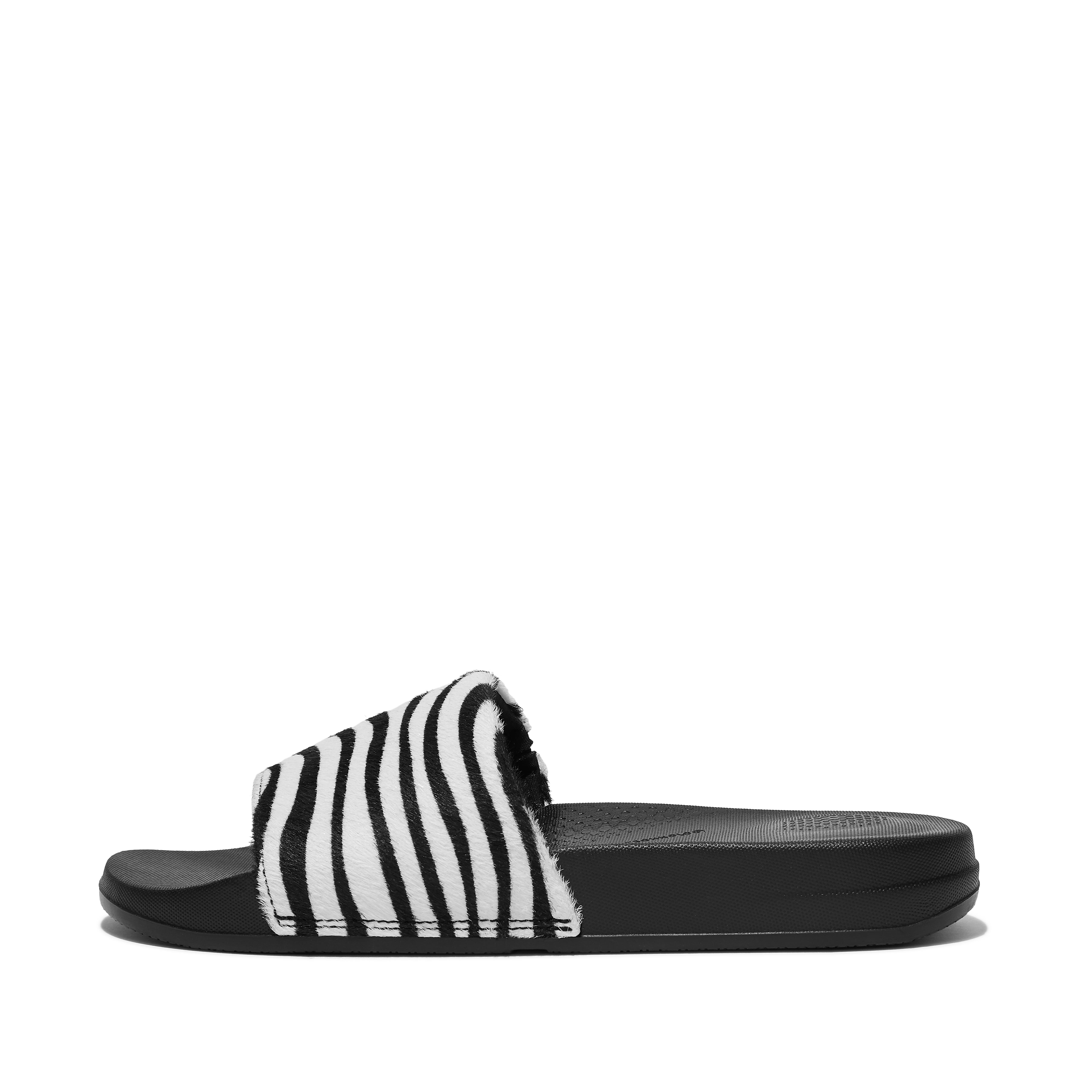 Fitflop Sebra-print Lær Lysbilder Sebra